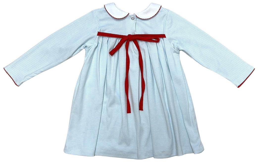 Knit Float Girls Dress Christmas Wreaths Collection