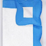Heirloom Quilt - Baby Quilt Blanket Monogram: Pink