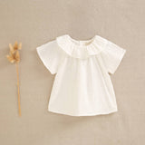 White plumeti girl's blouse: 5 years