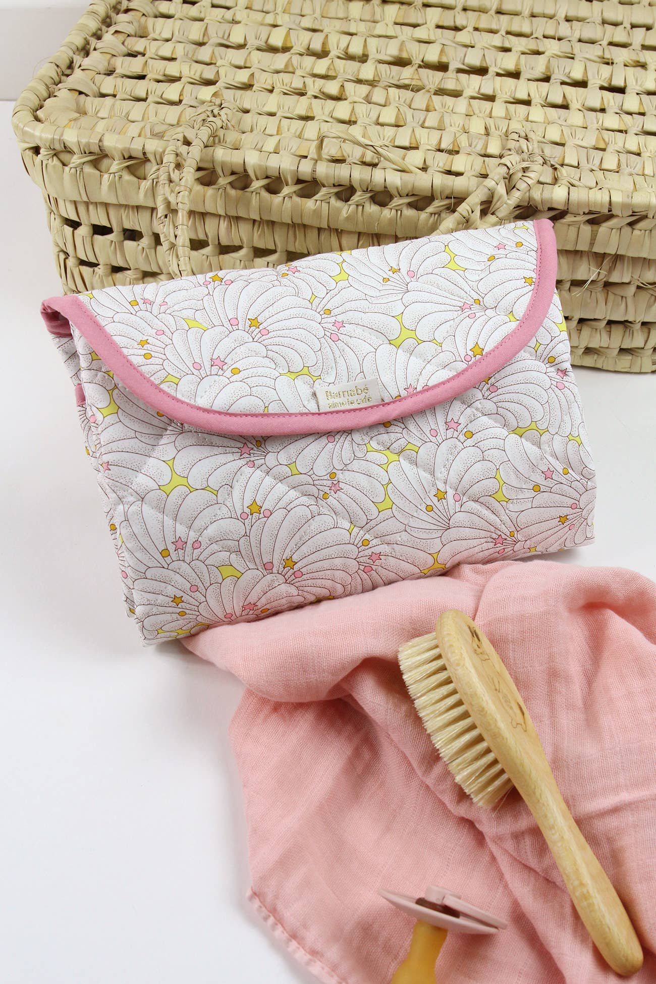 Liberty® fabric and PVC baby changing mat: Lison