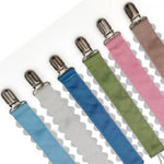 Pacifier Clip, Monogram-able Assorted Colors: White