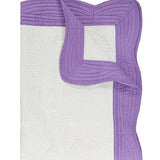 Heirloom Quilt - Baby Quilt Blanket Monogram: Cream