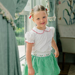 The Proper Peony Carol Christmas collection in green gingham and holly