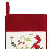 Nostalgic Ornaments Embroidered Stocking