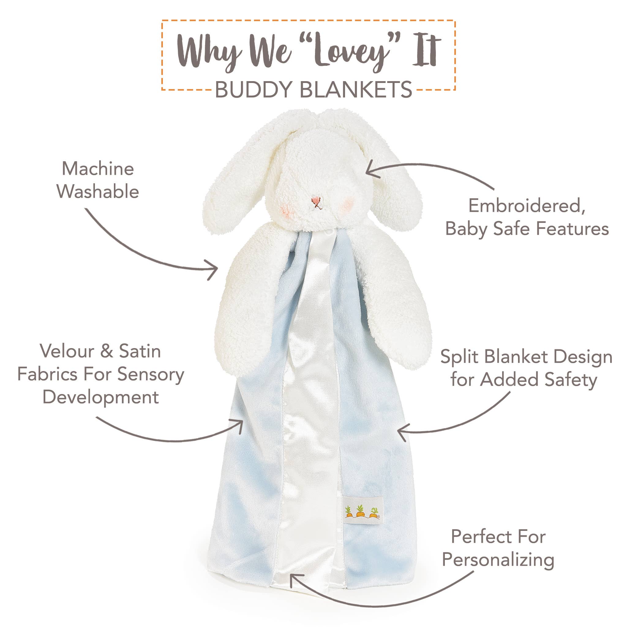 SIMPLE Bud Bunny Buddy Blanket