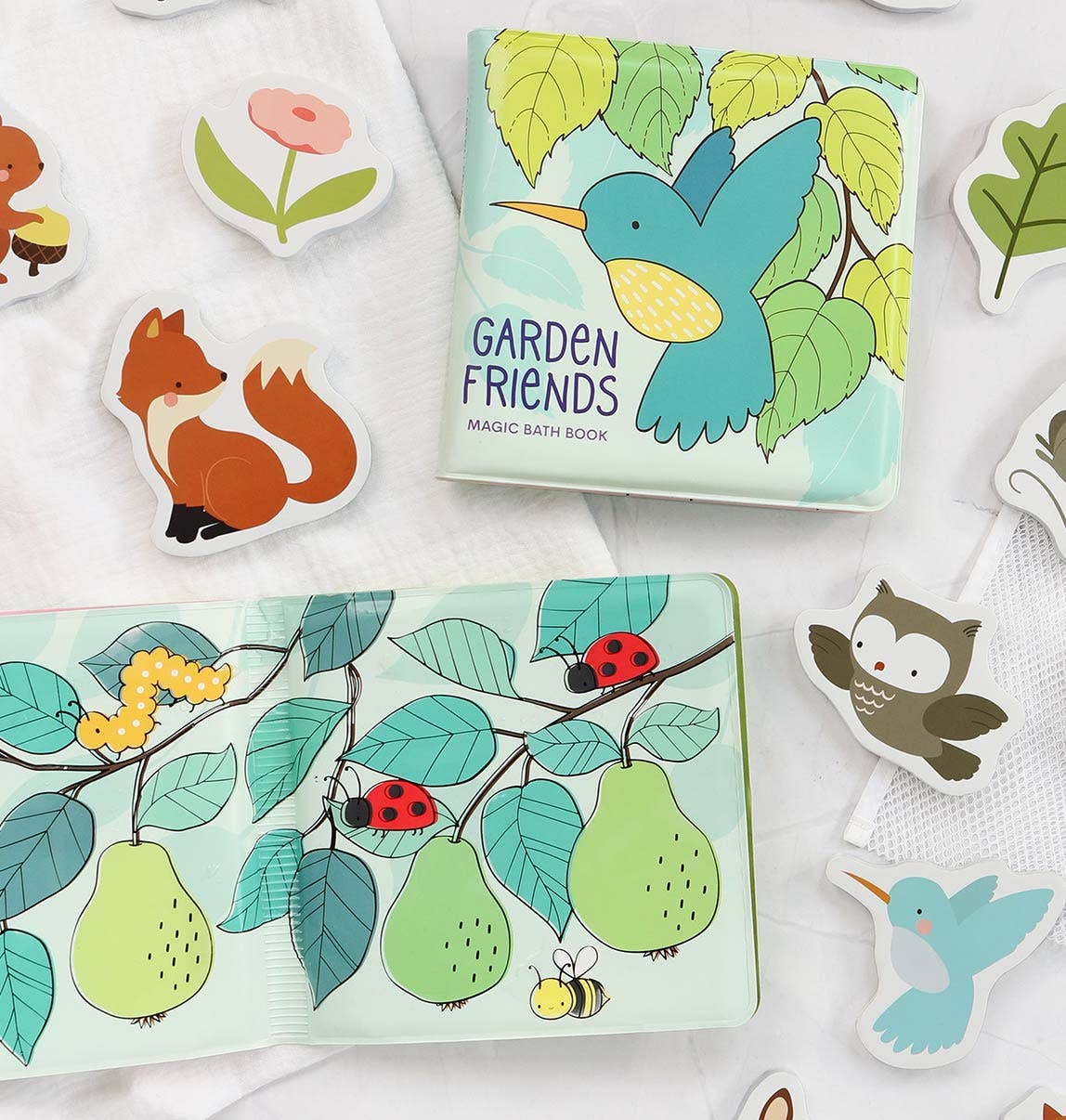 Magic bath book: Garden Friends