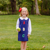 Maude's Peter Pan Pima Blouse- Long Sleeve