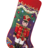 Christmas Soldier Needlepoint Stocking