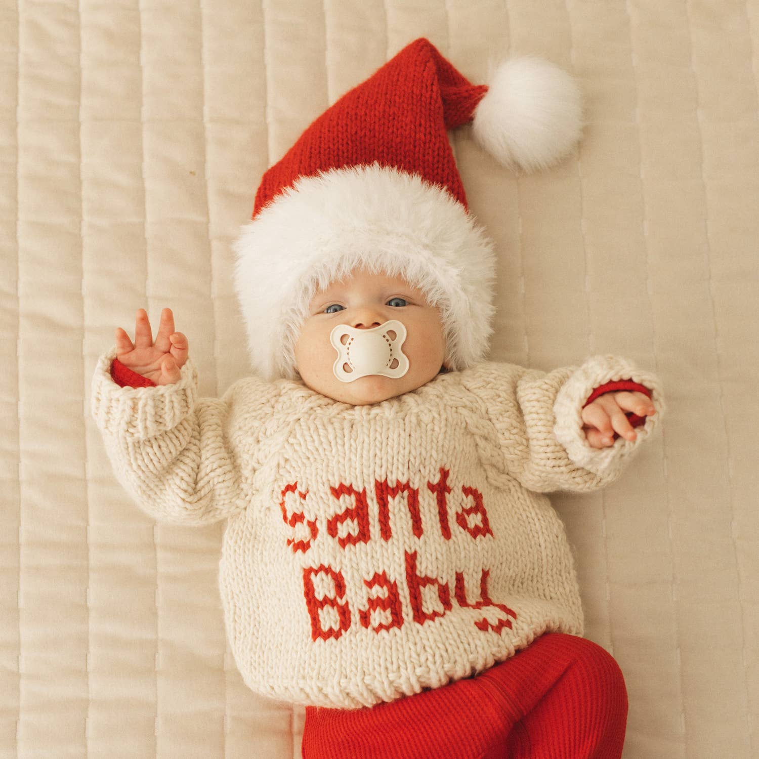 Santa Baby Crew Neck Sweater for Baby & Toddler