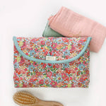 Barnabe Liberty® of London fabric and PVC Baby Changing Mat: Augustine
