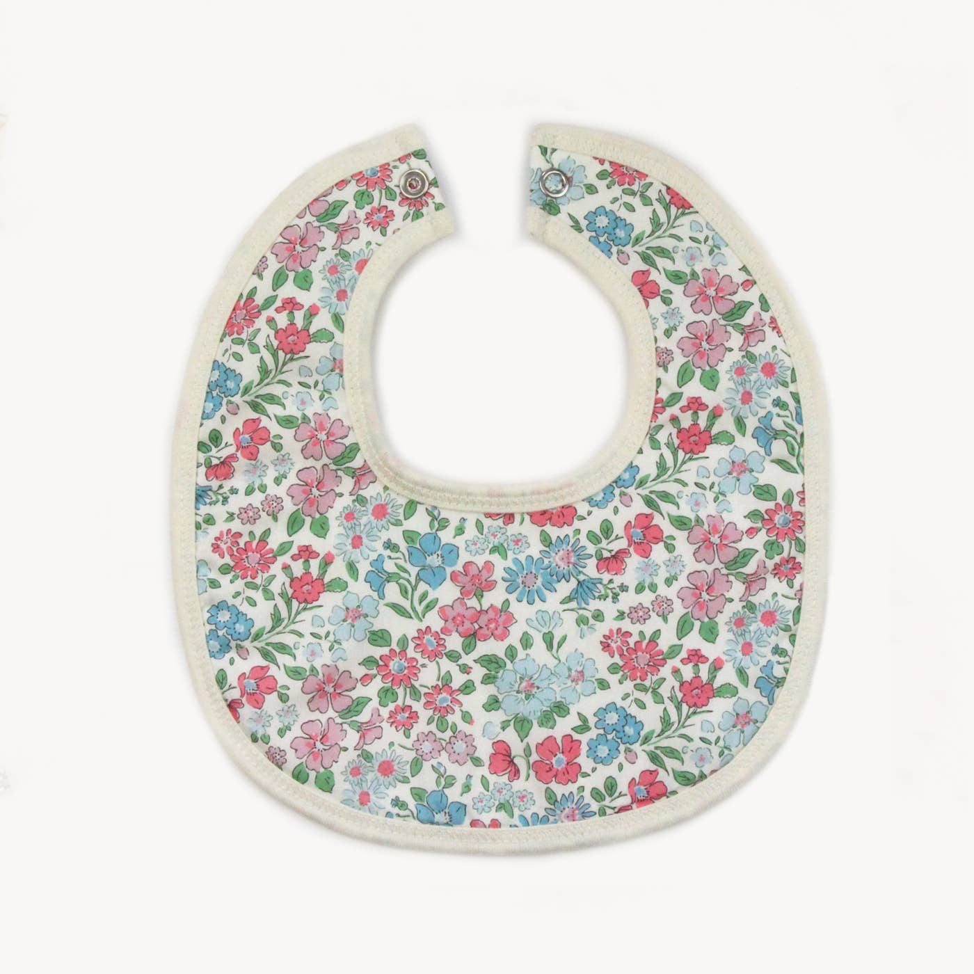 Pressure baby bib - Liberty fabric: Flora