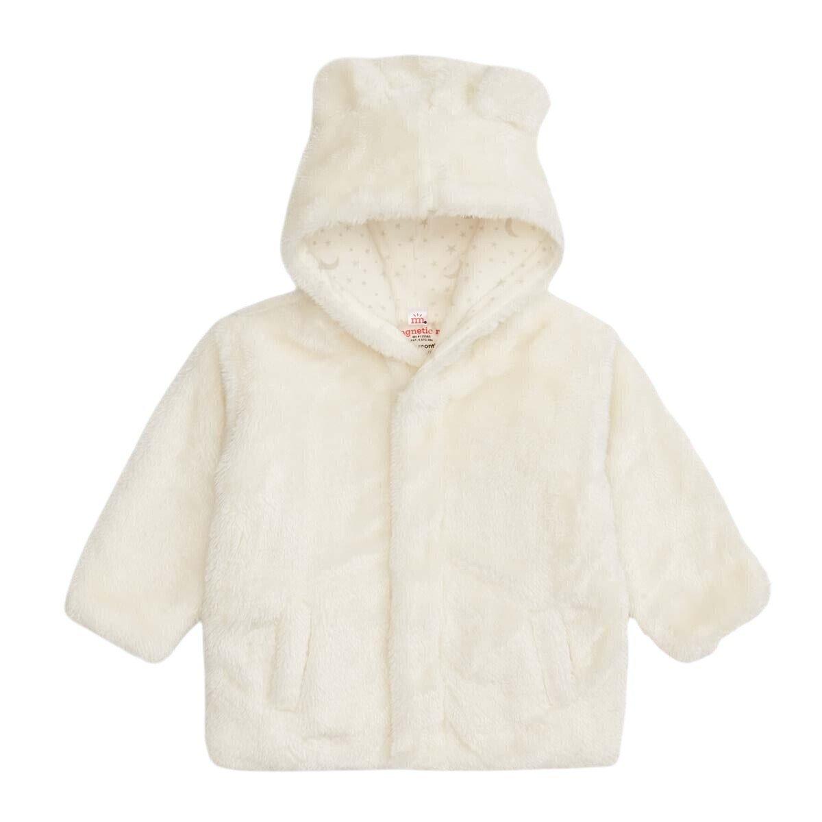 magnetic me Cloud minky bear jacket for infants and toddlers
