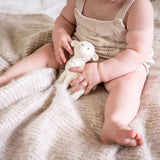 Bahbah the Lamb Organic Rubber Teether, Rattle & Bath Toy