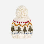 Holiday Tree Fair Isle Hat Kids Baby Fall Winter Beanie: XS; 3-6M
