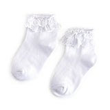 Lace Bobby Socks - White