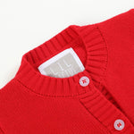 Red Christmas Tree Knit Cardigan