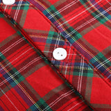 Red and Green Tartan Boy Dress Shirt