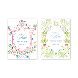 Floral Crest: Milestone Cards - Set of 15