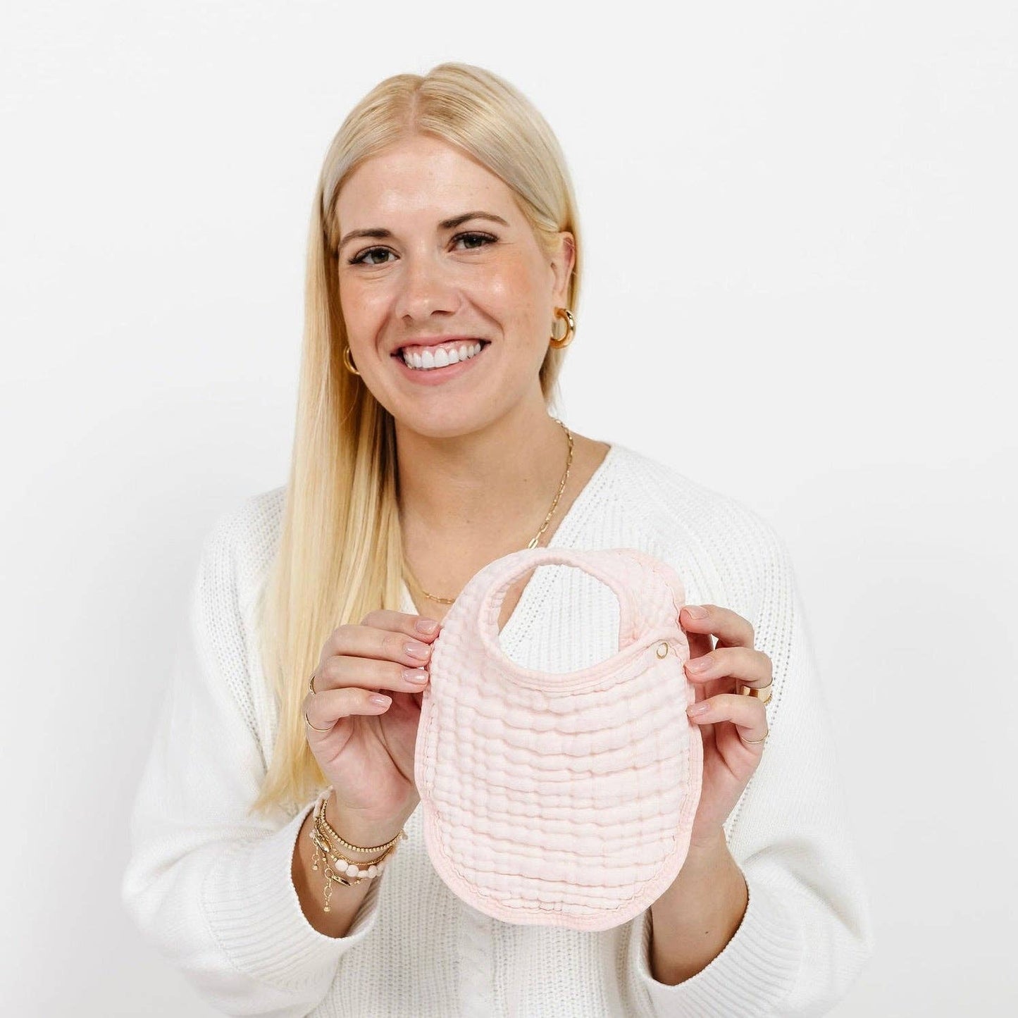 Cloud Muslin™ Bib 2 Pack - Blush