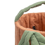 Pumpkin Basket | Quilted Storage Basket | Halloween Basket
