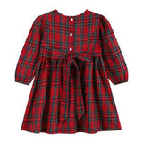 Tartan Smocked Dress