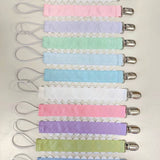 Pacifier Clip, Monogram-able Assorted Colors: White