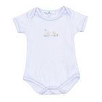 Vintage Duckie Pulltoy Light Blue Bodysuit