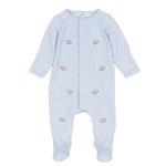 Tiny Tailgater Light Blue Footie