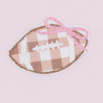 Tiny Tailgater Pink Scattered Footie