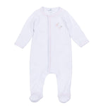 Vintage Stork Pink Footie