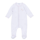 Vintage Stork Pink Footie