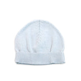 Milan Knit Baby Beanie Blue (Organic Cotton)