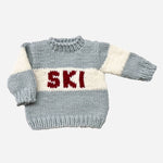 Ski Sweater, Bowie Grey Kids Baby Apparel Winter: XS; 6-12M