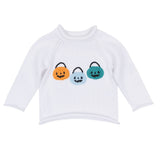 Pumpkin Party Light Blue Toddler Pullover Sweater