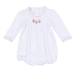 Pumpkin Party Pink Long Sleeve Bubble