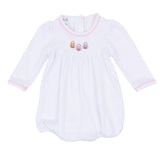 Pumpkin Party Pink Long Sleeve Bubble