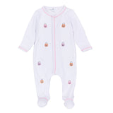 Pumpkin Party Pink Footie