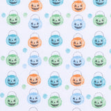Pumpkin Party Light Blue Long Pajamas