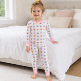 Pumpkin Party Pink Long Pajamas