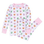 Pumpkin Party Pink Long Pajamas