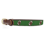 Football Ribbon Belt - Green