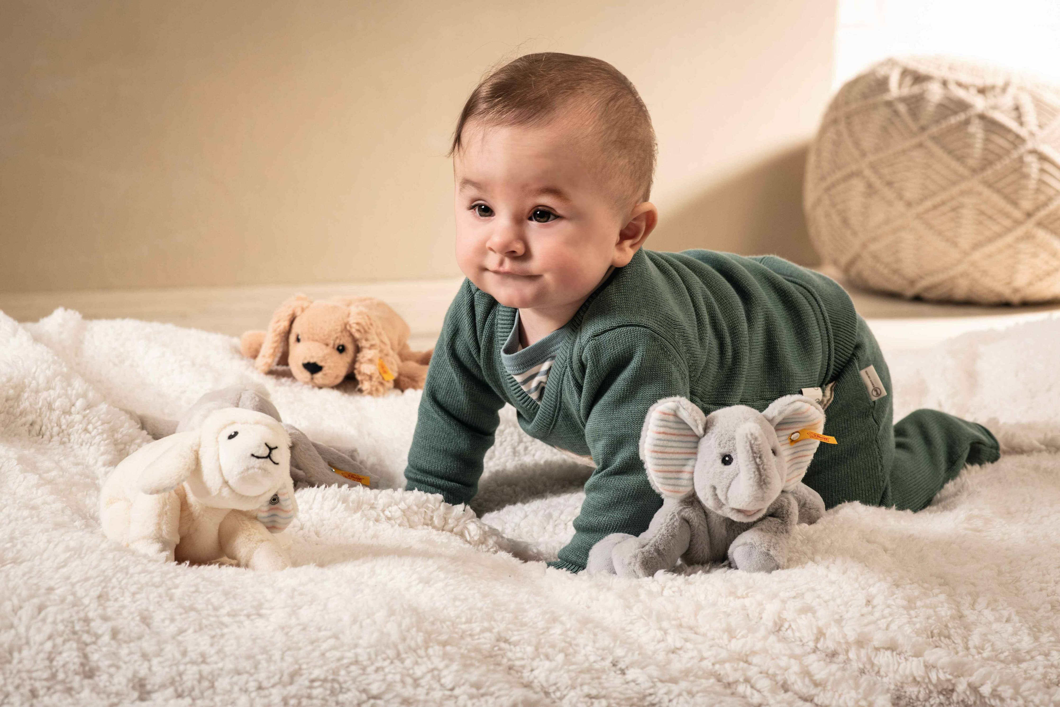 Floppy Lumpi Dog Baby Toy, 8 Inches