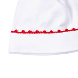 Holiday Baby Joy White Red Hat