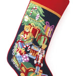 Toy train Needlepoint Stocking