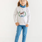 Tatum's Turtleneck Shirt - Barnsley Blue