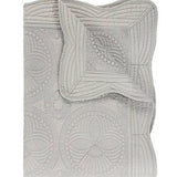 Heirloom Quilt - Baby Quilt Blanket Monogram: Pink