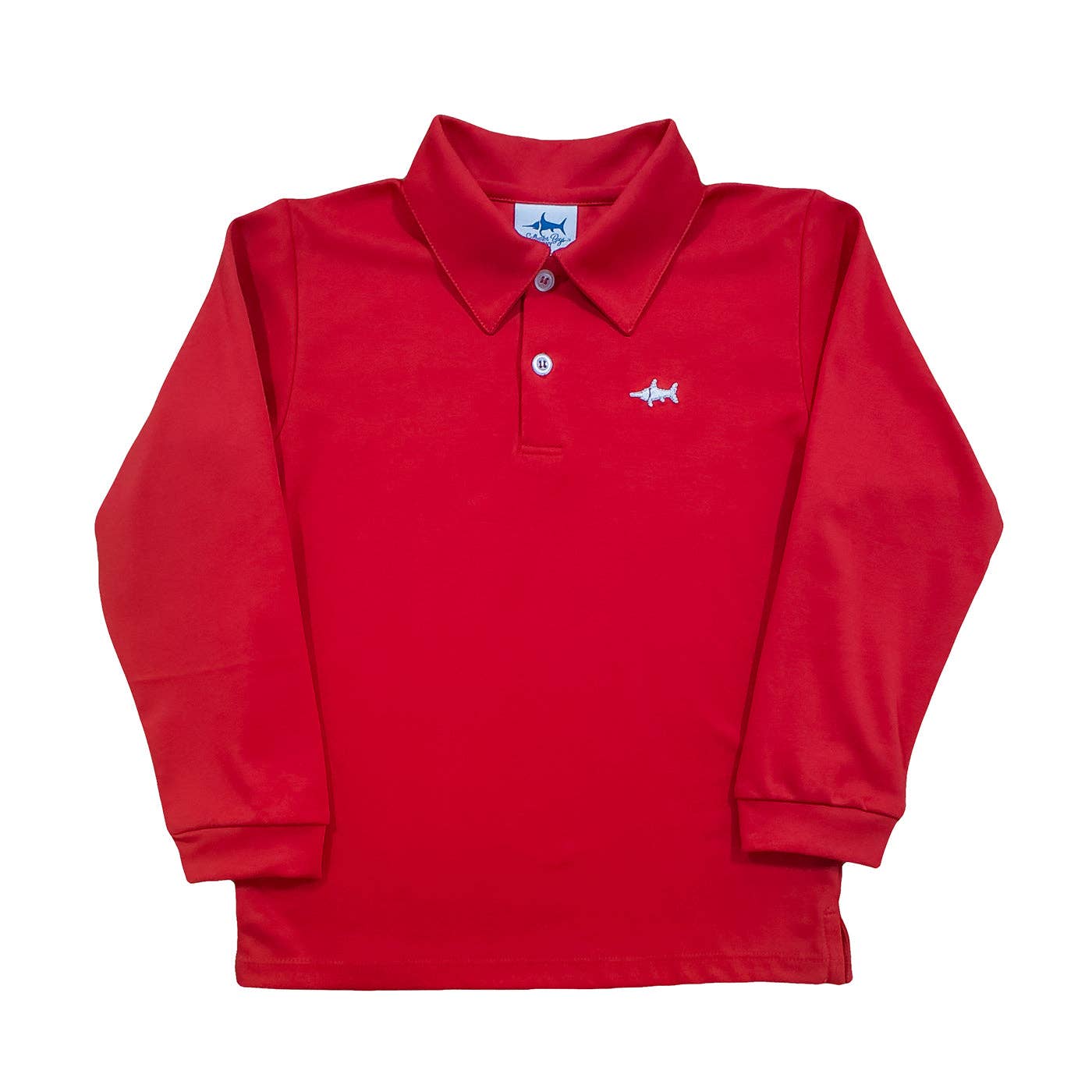 SBC Signature Boys Long Sleeve Polo - Red