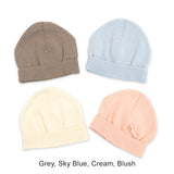 Milan Knit Baby Beanie Blue (Organic Cotton)