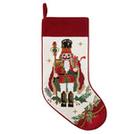Nutcracker Embroidered Stocking
