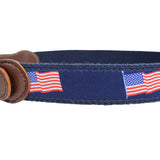 USA FLAG RIBBON BELTS: 20" (3-4 Years)